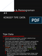 4 Tipe Data