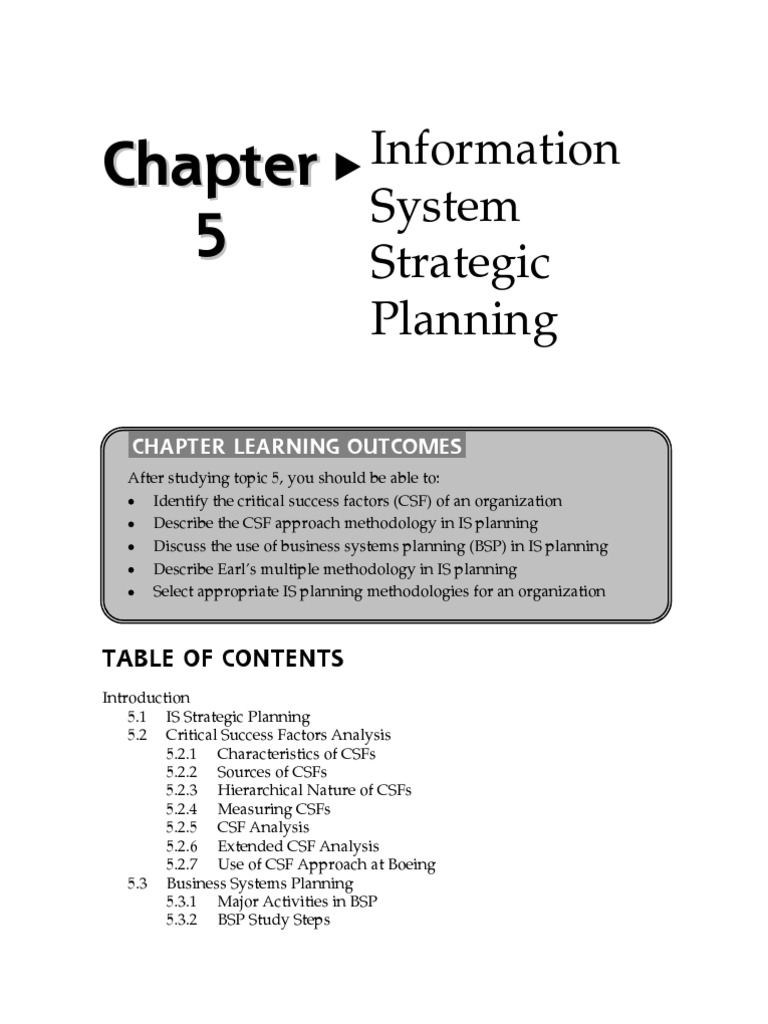 2011-0021 51 Information System Planning | PDF | Top Down And Bottom Up ...