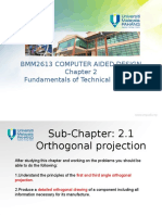 Bmm2613 Computer Aided Design Fundamentals of Technical Drawing