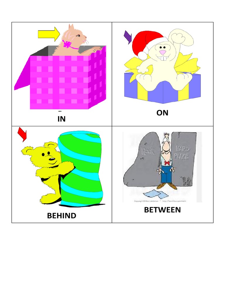 Prepositions Flashcards PDF | PDF