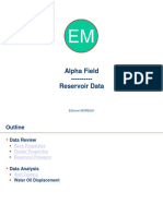 Alpha Field - Reservoir Data: Etienne MOREAU