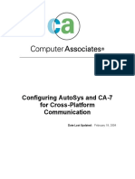 Configuring Autosys and Ca-7 For Cross-Platform Communication