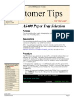 AS400 Paper Tray Selection PDF