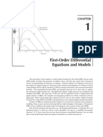 First-Order Differential Equations and Models: Initial Velocity 20 Meters/sec
