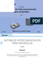 Manual Intercomunicador INT-300