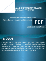 Multimodalni Transport Seminarski Rad