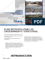 Plan Mmetropolitano del Ordenamiento Territorial de Quito
