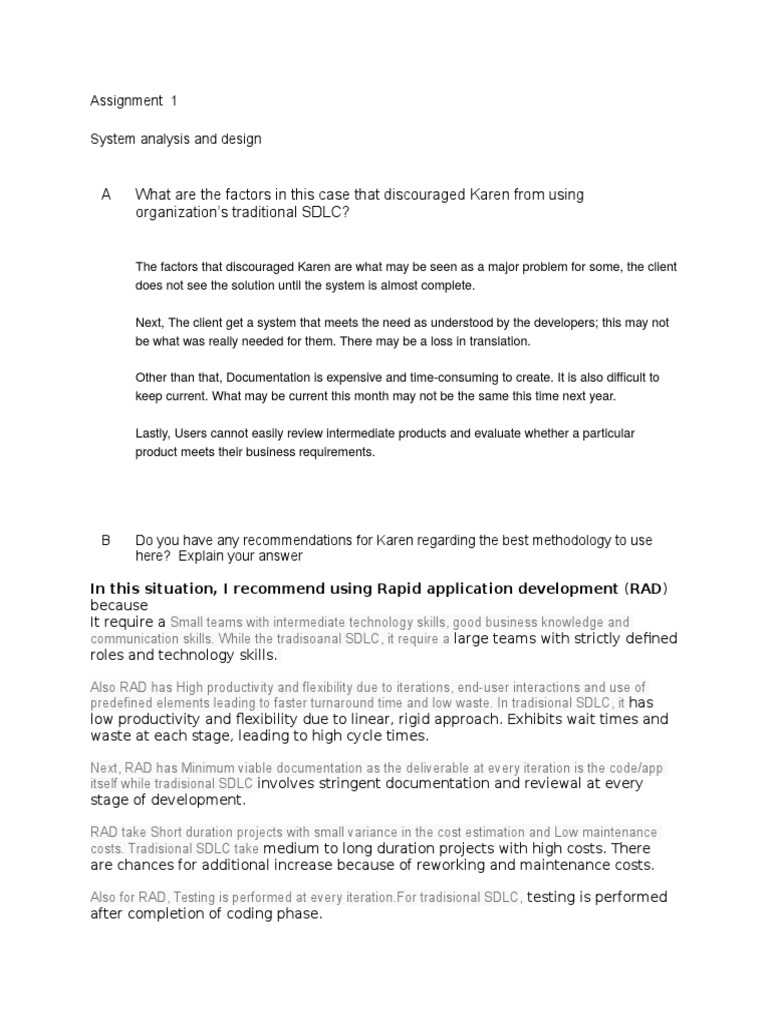 Assignment 1 Analysis | PDF