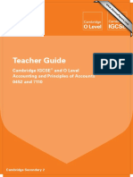 Teacher Guide: Cambridge IGCSE and O Level Accounting and Principles of Accounts 0452 and 7110