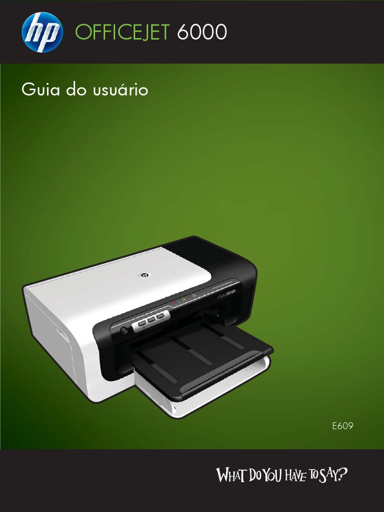 Manual HP Officejet 6000
