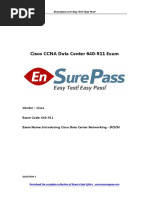 Latest Cisco EnsurePass 640 911 Dumps PDF