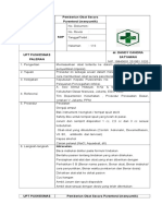 SOP Pemberian Obat Secara Parenteral (Menyuntik)