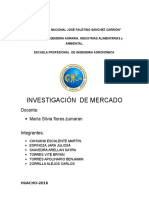 Investigacion de Mercado para Piña - Mercadotecnia