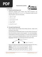 Download BAB 1 Rangkuman Materi Eksponensial dan Logaritmapdf by MJHabibi SN325649787 doc pdf