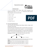 BAB 1 Rangkuman Materi Eksponensial Dan Logaritma PDF