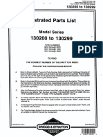 Briggs & Stratton Engine Specifications 130200-Ms5530-0483