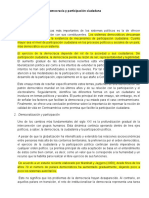 Democracia y Participación Ciudadana