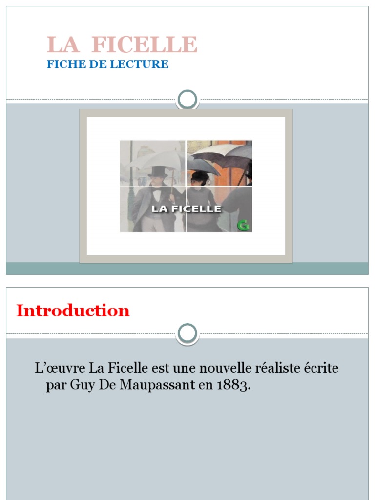 Fiche De Lecture Une Vie De Maupassant