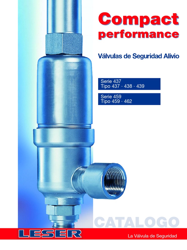 Válvulas de Seguridad Alivio | Acero inoxidable | Acero