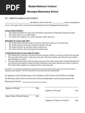 Behavior Contract