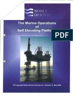 NOBLE DENTON The Marine Operation For Self Elevating Platform