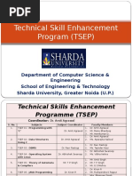 Technical Skill Enhancement Program (TSEP)