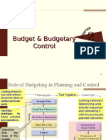 Ch3. Budgetary Control