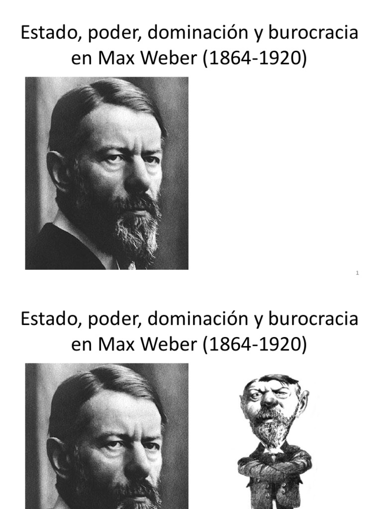Dominación y Estado en Max Weber | PDF | Burocracia | Estado (política)