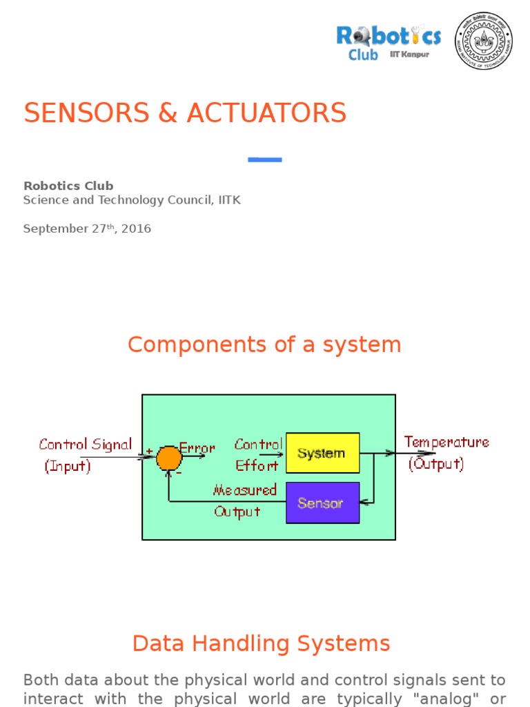 Sensors and Actuators PDF Sensor Sampling (Signal Processing)