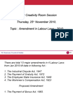 Amendment in Labour Laws