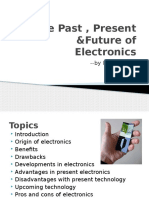 The Past, Present and Future of Electronics: Origins, Benefits, Drawbacks and Developments