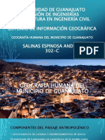Geografía humana del municipio de Guanajuato: componentes, demografía, economía y antropología