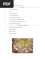 Pizza de Liquidificador Fácil