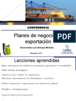 Planes de Negocio de Exportacion