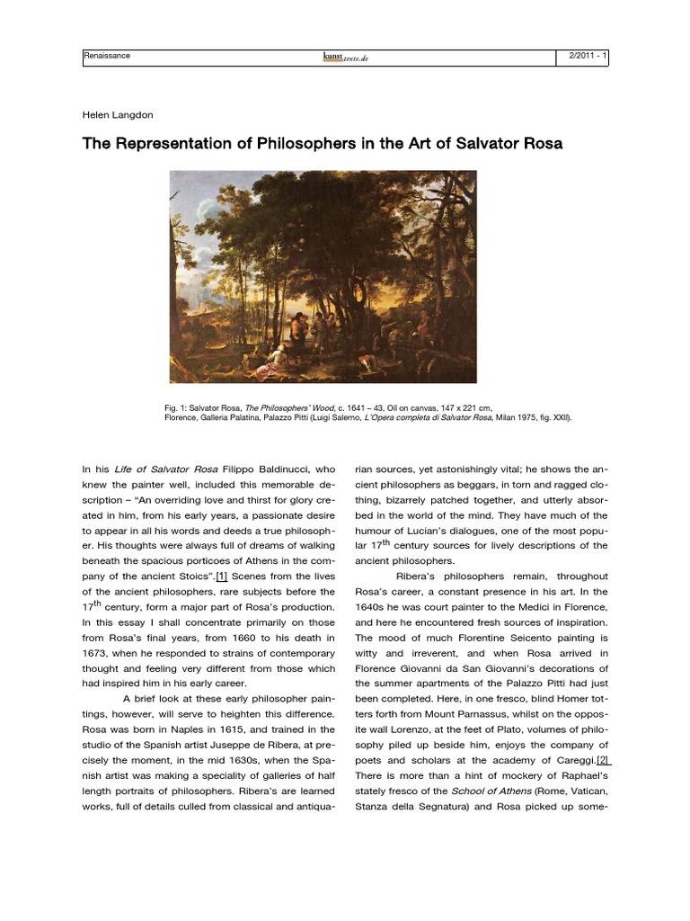 Salvator Rosa and Philosophy | PDF | Pythagoras | Science