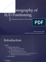 Ultrasonography of IUD Placement