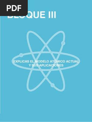 B3 Modelo Atómico Y Aplicacionespdf Configuración