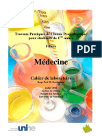 Cahier Travaux Pratiques de Chimie 2010-2011 PDF