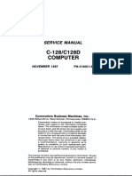 Commodore 128 128D Service Manual 314001-08 (1987 Nov) PDF