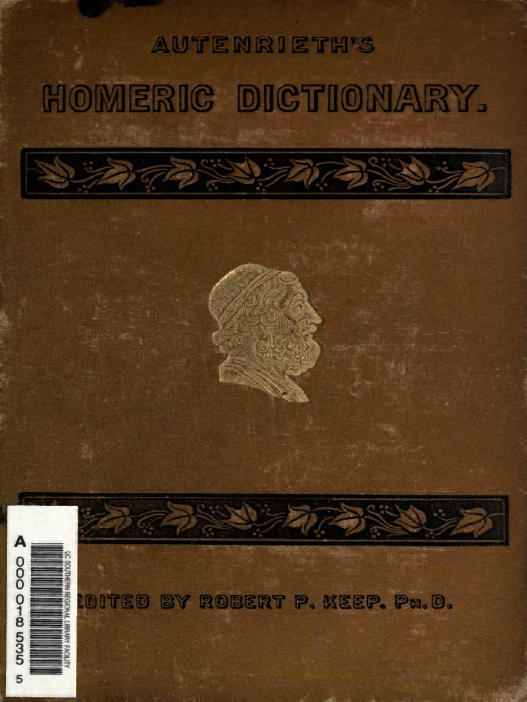 A Homeric Dictionary PDF