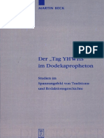 (Beihefte zur Zeitschrift für die alttestamentliche Wissenschaft 356) Martin Beck-Der „Tag YHWHs‟ im Dodekapropheton_ Studien im Spannungsfeld von Traditions- und Redaktionsgeschichte-Walter de Gruyte.pdf