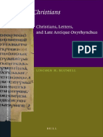 (New Testament Tools, Studies and Documents) Lincoln H. Blumell-Lettered Christians_ Christians, Letters, and Late Antique-Brill Academic Pub (2012).pdf