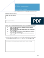 21CLD Learning Activity Template
