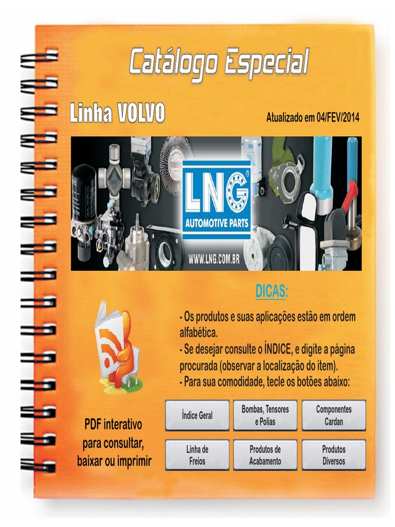 Catalago Peças Volvo | PDF | Máquinas | Engenharia Mecânica