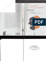 Scheler, Max - Gramatica de Los Sentimientos PDF