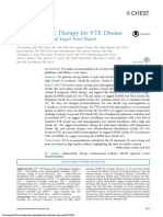 Antithrombotic Therapy for VTE Disease CHEST Guideline and Expert Panel Report 2016