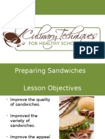 Preparing Sandwiches