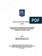 Optimalisasi Pelayanan Pajak Dan Retribusi Daerah Melalui Program Sita Pada Reda Di Kabupaten Lombok Utara