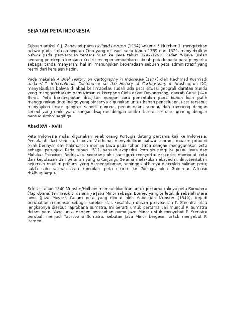 Sejarah Peta Indonesia Pdf