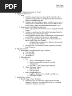 Chapter 2 Outline AP HUMAN GEOGRAPHY